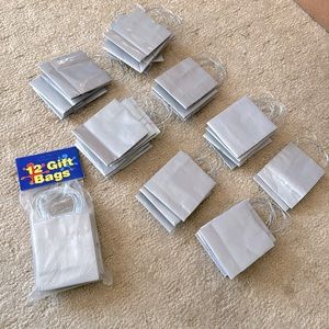 Silver gift bag lot